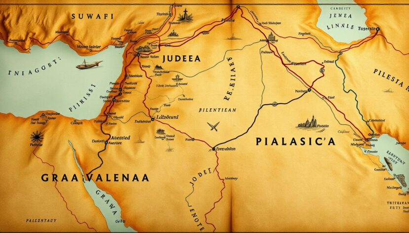 when the area of Judea became Palestine and who are the original Pal