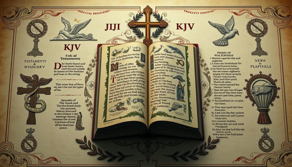 KJV structure overview