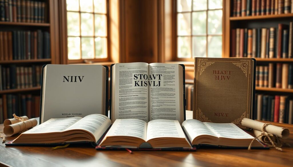 NIV comparison with KJV and ESV